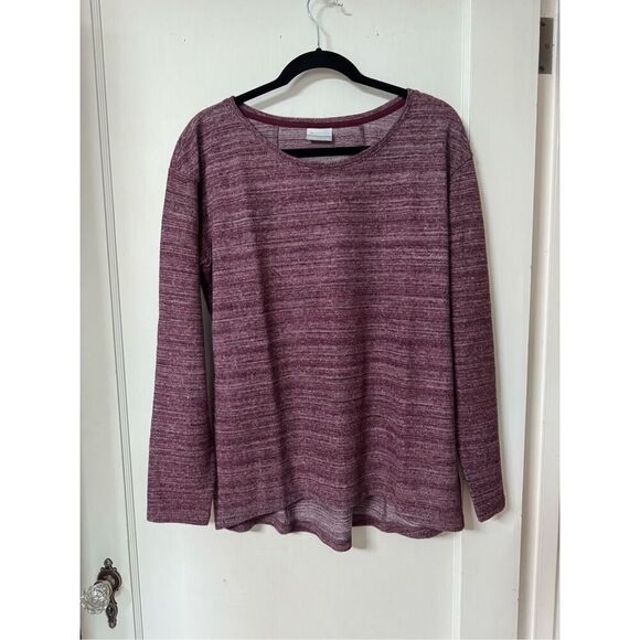 Columbia Women’s X-Large Purple By The Hearth Pullover Long Sleeve Sweater - Picture 1 of 4
